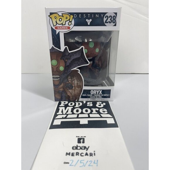 Funko Pop! Destiny: Oryx #238 Vaulted Vinyl Figure With Box Damage - Picture 1 of 16